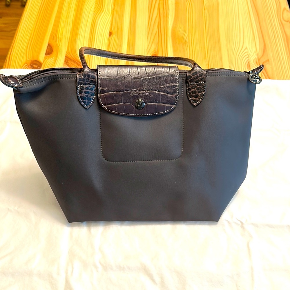 Authentic Longchamp Crocodile Trimmed Modele Depose - gently used